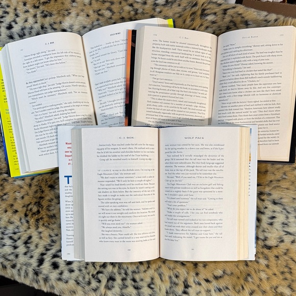 C.J. Box Book Set - Out of Range, Wolf Pack, Cold Wind - Picture 4 of 5